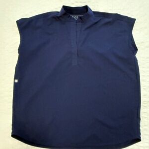 Figs Rafaela Scrub Top XS NAVY